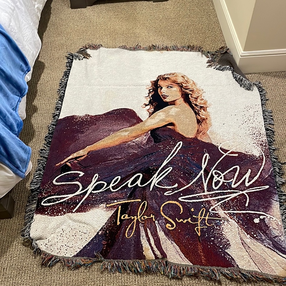 Speak now Taylor swift blanket